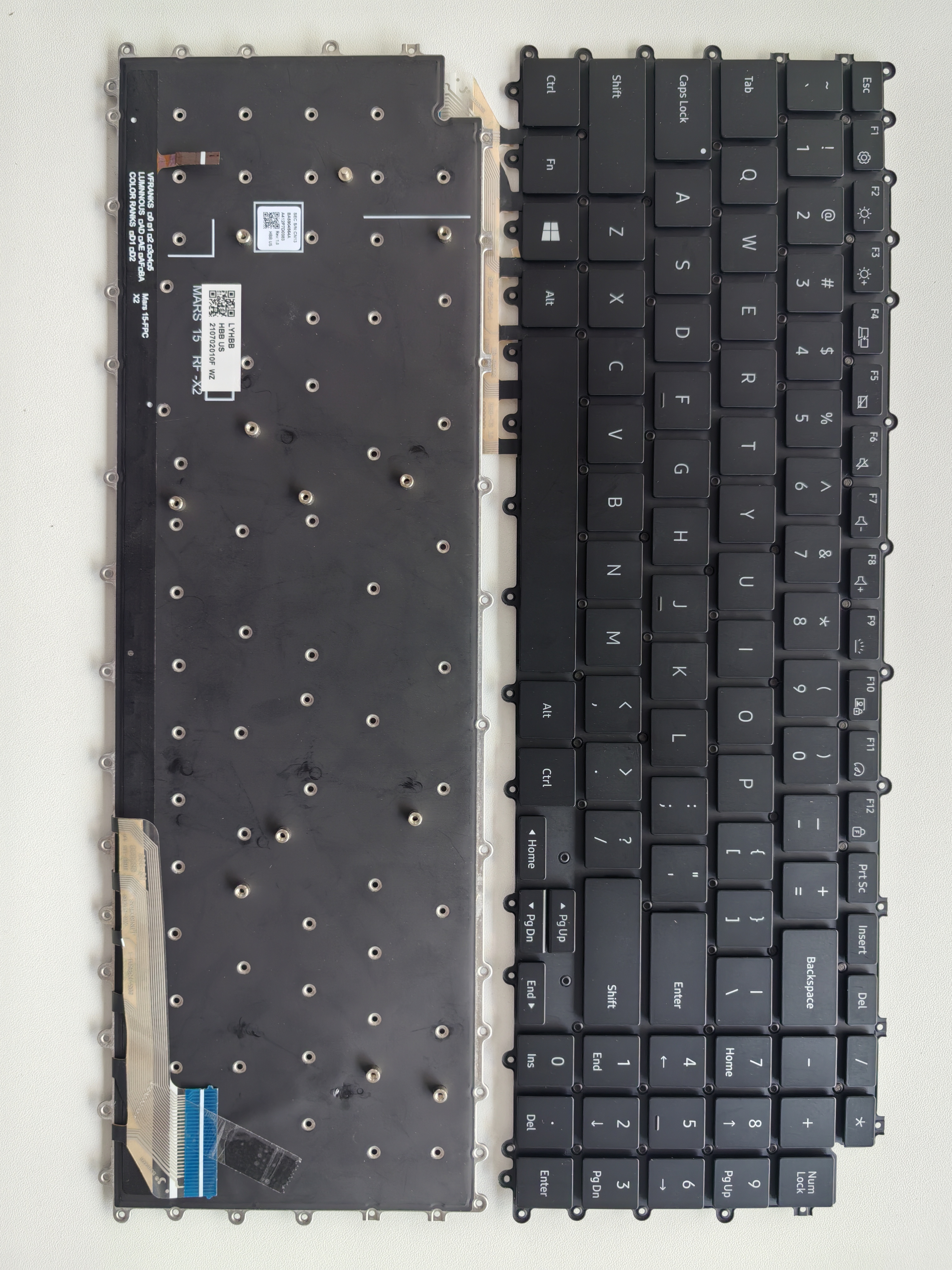 Picture of New Replacement Laptop Keyboard For SAMSUNG 950QDB BLACK Backlit US Layout
